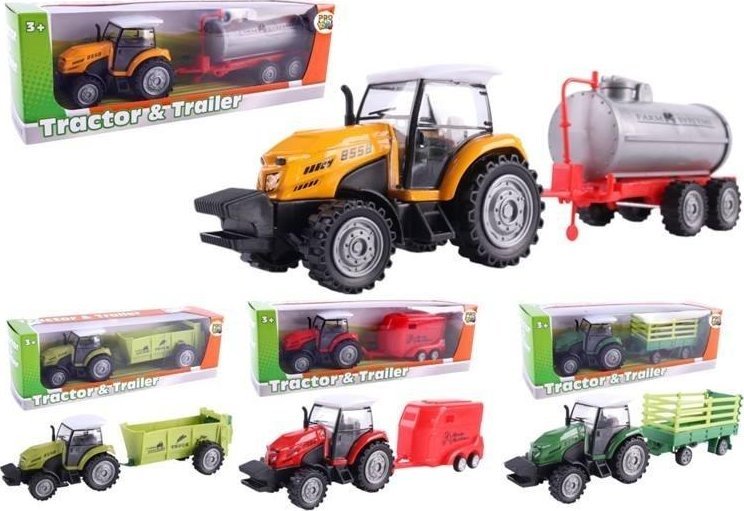 Pro Kids Traktor z przyczepą mix