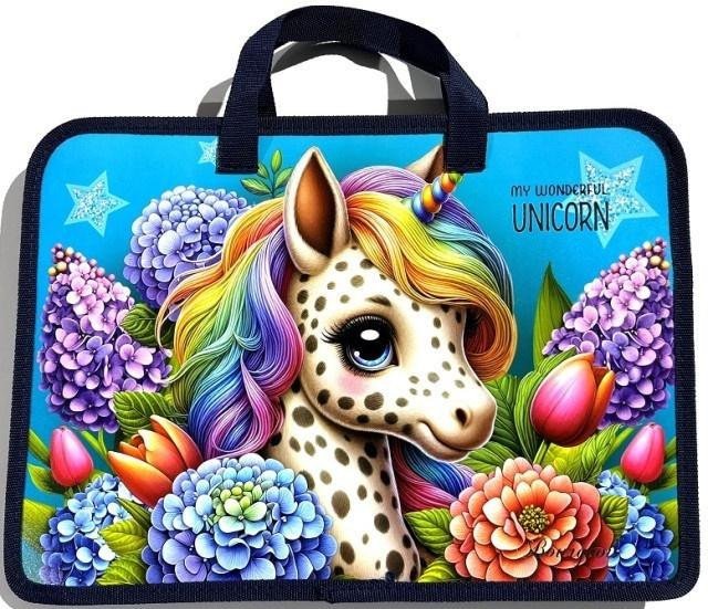 Piórnik Fresh Teczka-torba A4+ zapinana na zamek z rączką Jednor