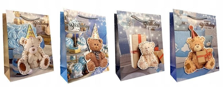 JU-PITER Torebka ozdobna prezentowa 26x32x10cm 3215B cena za 1szt