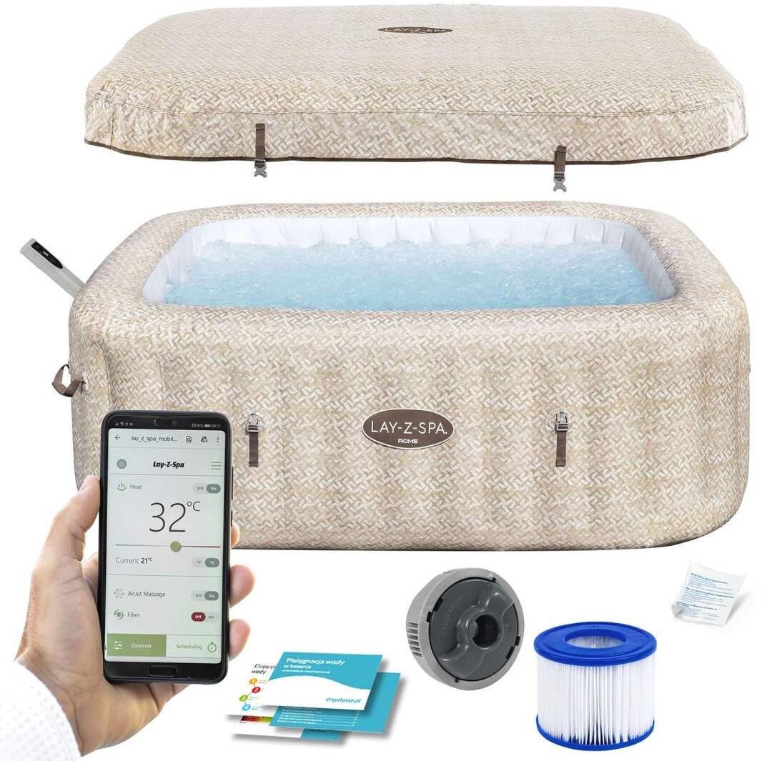 Dmuchane SPA Lay-Z Rome 7 osobowe Bestway 6001M EDUKAMP