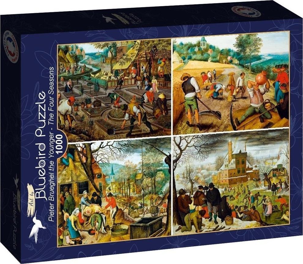 Puzzle 1000 Cztery sezonu - Brughel 1918