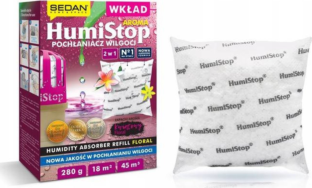 Humistop Wkład do pochłaniacza wilgoci Kwiatowy