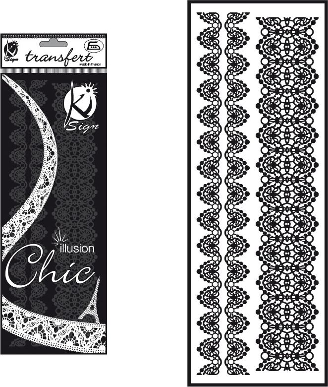 Ki-Sign Naprasow. welwetowa Czarna Koronka