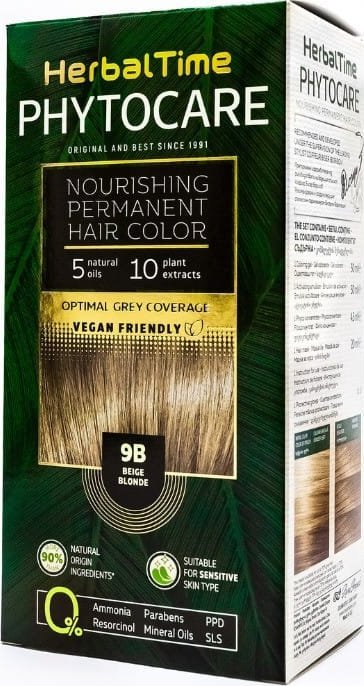 ENERGY OF VITAMINS HERBAL TIME Phytocare Farba do włosów naturalna 9B Beige Blonde
