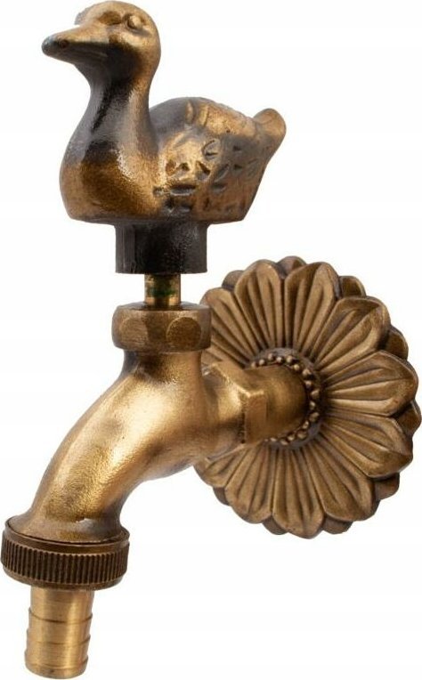 IDMAR Dekoracyjny zawór czerpalny 1/2" - kaczka polerowany