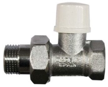 TEIDE RADIATOR TAP STRAIGHT VALVE 1/2 F