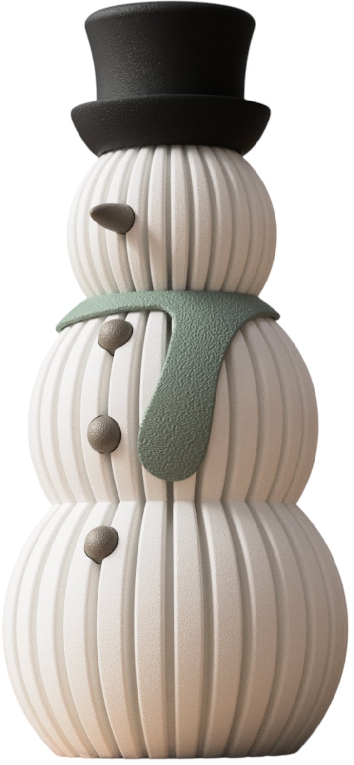 Dekoracyjny bałwanek LED - Świąteczny Bałwanek