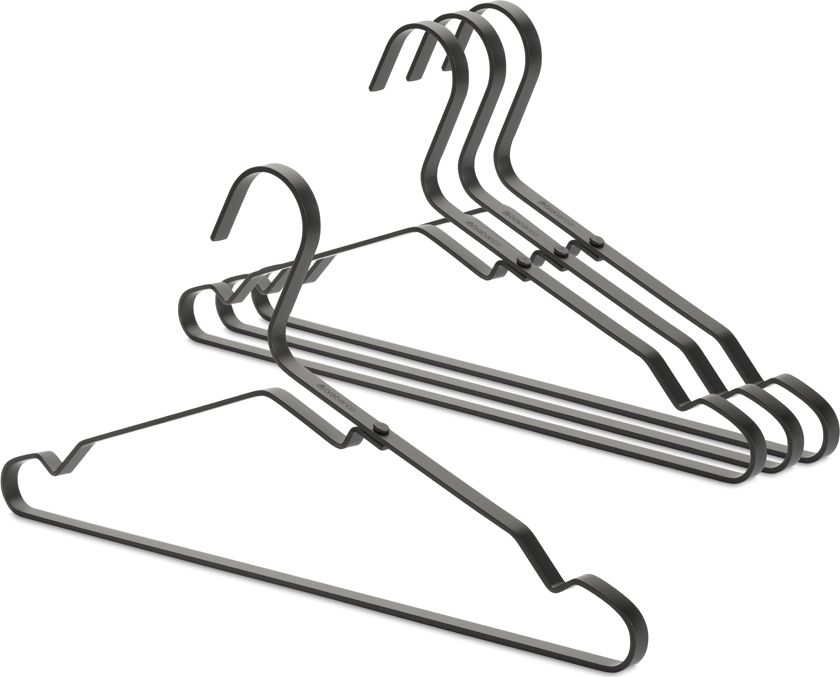Brabantia Aluminiowy wieszak na ubrania black 118647