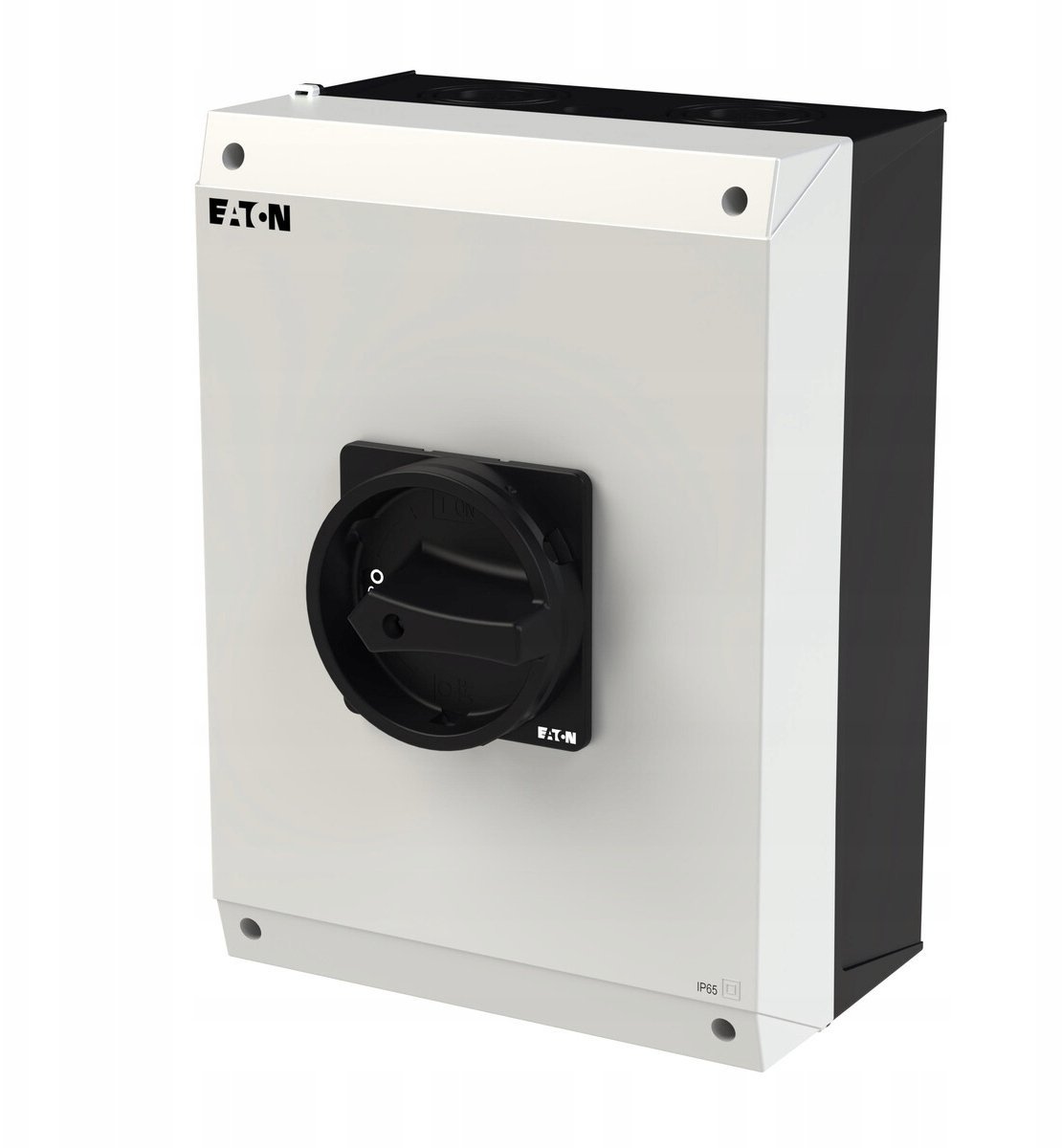 Eaton Wyłącznik ZAŁ-WYŁ, 3 biegi + N, 80A, w obudowie IP65, pokrętło czarne z blokadą na kłódkę P3-80/I5/SVB-SW/N EP-400989