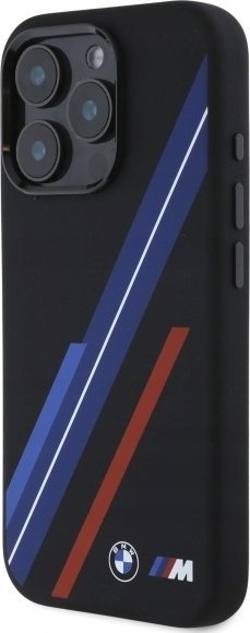 BMW BMW BMHMP16X23SSPK iPhone 16 Pro Max 6.9" black/black hardcase Silicone Random Lines MagSafe