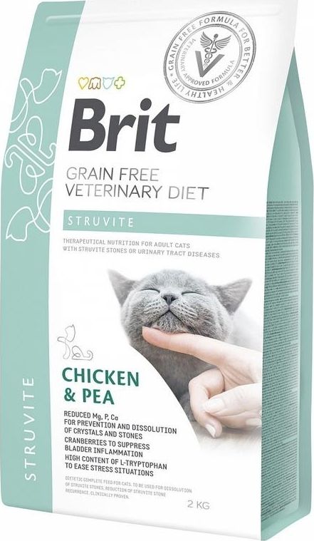Brit Grain-free Veterinary Diet Struvit - sucha karma dla kotów z chorobami dolnych dróg moczowych 400 g