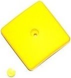 AllForBaby ZAŚLEPKA NA BELKĘ KWADRAT 9 CM ŻÓŁTA