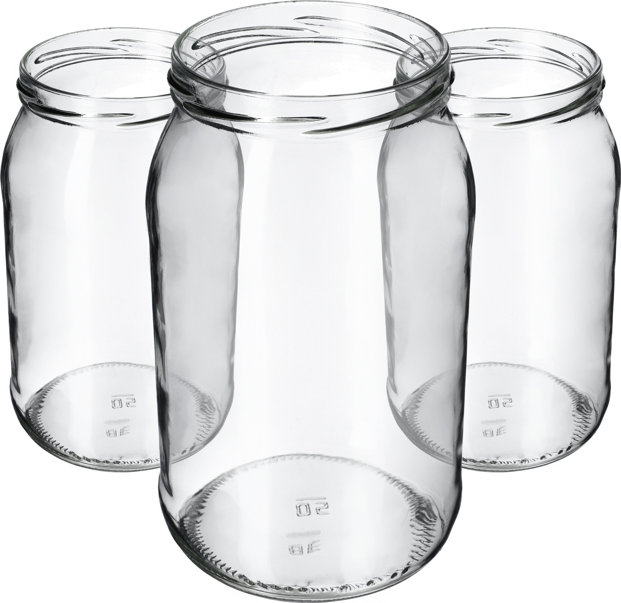 KADAX 24x Słoik Słoiki 760ml Szklany Słój Na Przetwory Ogórki miód Weki