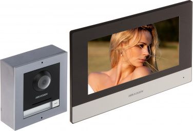 Hikvision ZESTAW WIDEODOMOFONOWY DS-KIS702 Hikvision