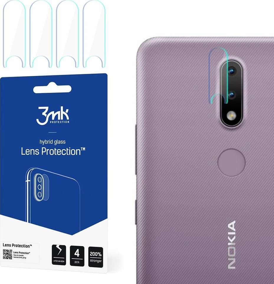 3MK 3mk ochrana kamery Lens Protection pro Nokia 2.4 (4ks)