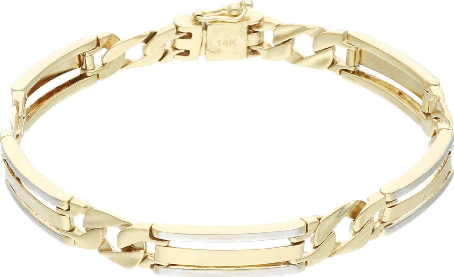 Rosanto Ciekawa złota bransoleta 19 cm 585 14k