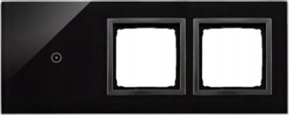 Kontakt-Simon Panel dotykowy Kontakt-Simon 54 Touch DSTR3100/73 trzy moduły jedno pole dotykowe otwór na osprzęt otwór na osprzęt zastygła lawa