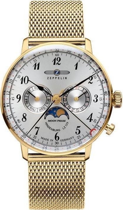 Zegarek Zeppelin damski LZ129 Hindenburg 7038M-1 Quarz srebrny