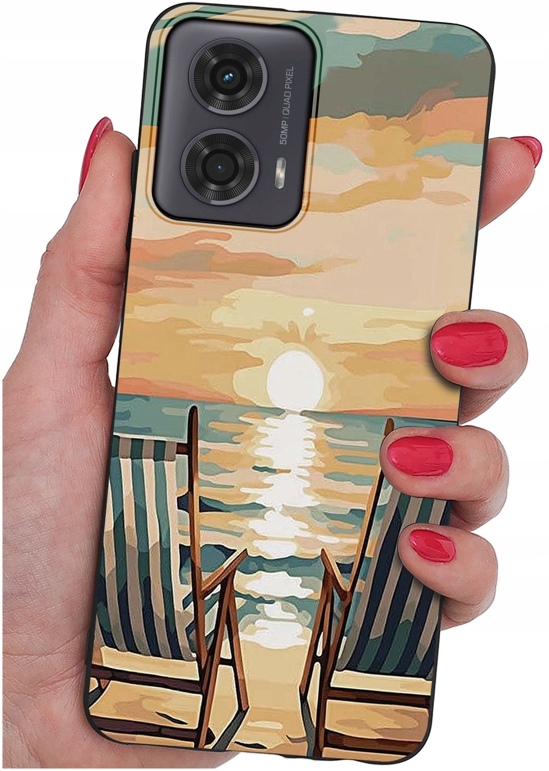 Etui do Motorola Moto G24 |G24 POWER |G04 |E14 WZORY |SILIKONOWE MATT SZKŁO