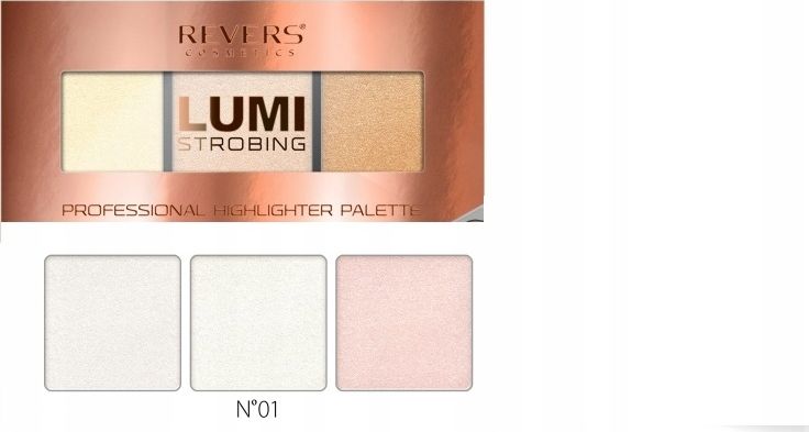 Revers Rozświetlacz Zestaw 3 Odcieni W Paletce Revers 01