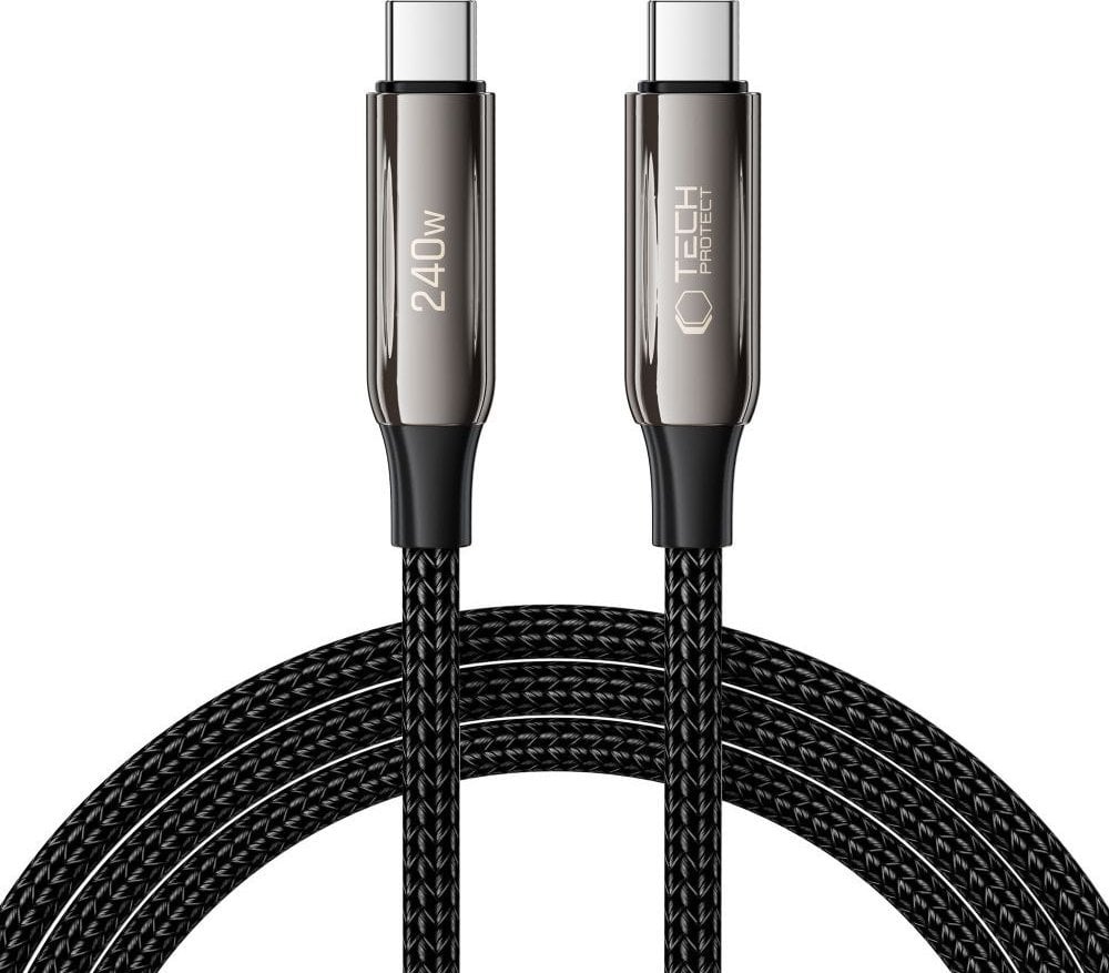 Kabel USB Tech-Protect USB-C - USB-C 2 m Czarny (5906302370610)