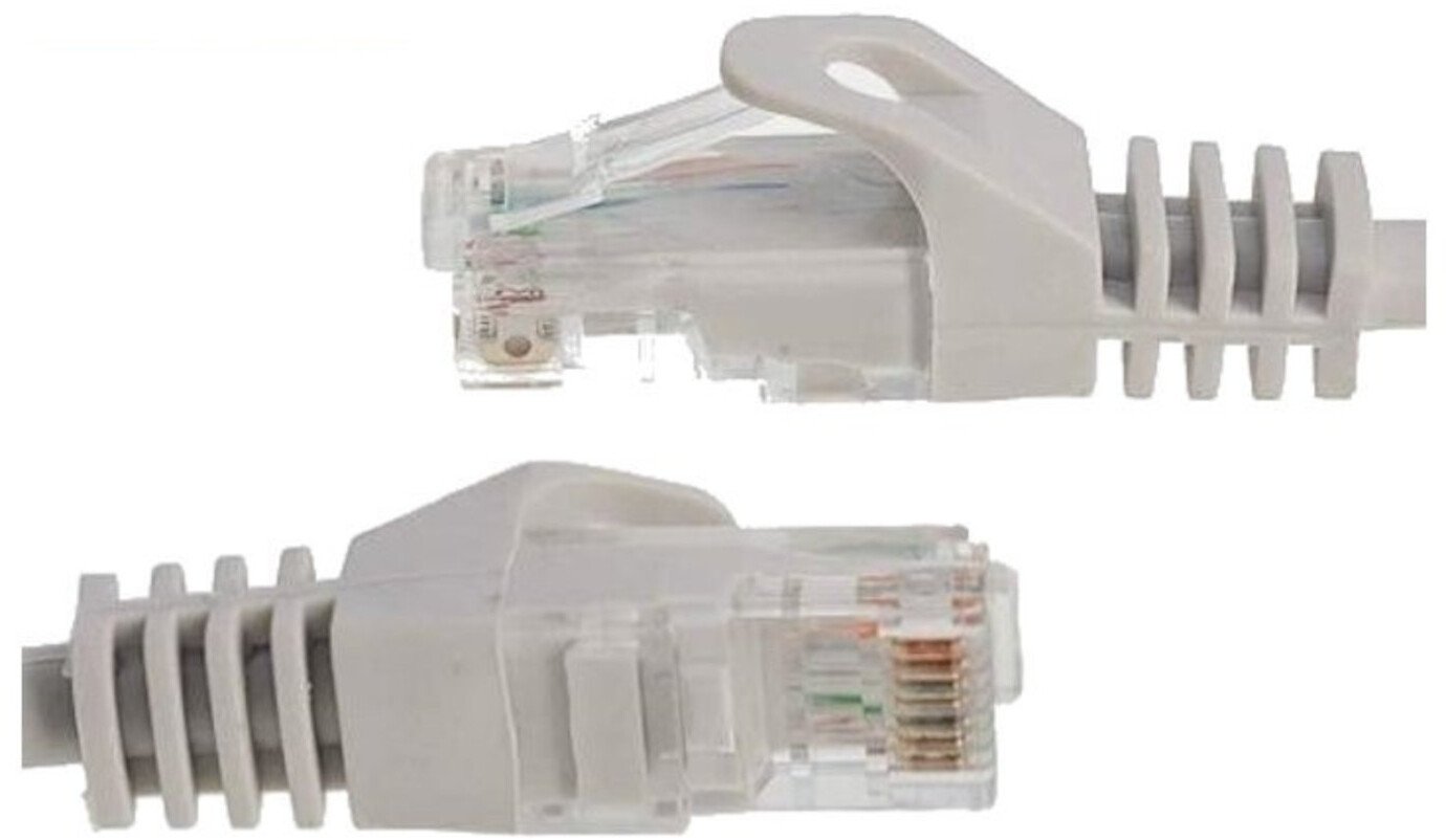 Przewód patchcord UTP 5e wtyk-wtyk 20m 5P41 szary