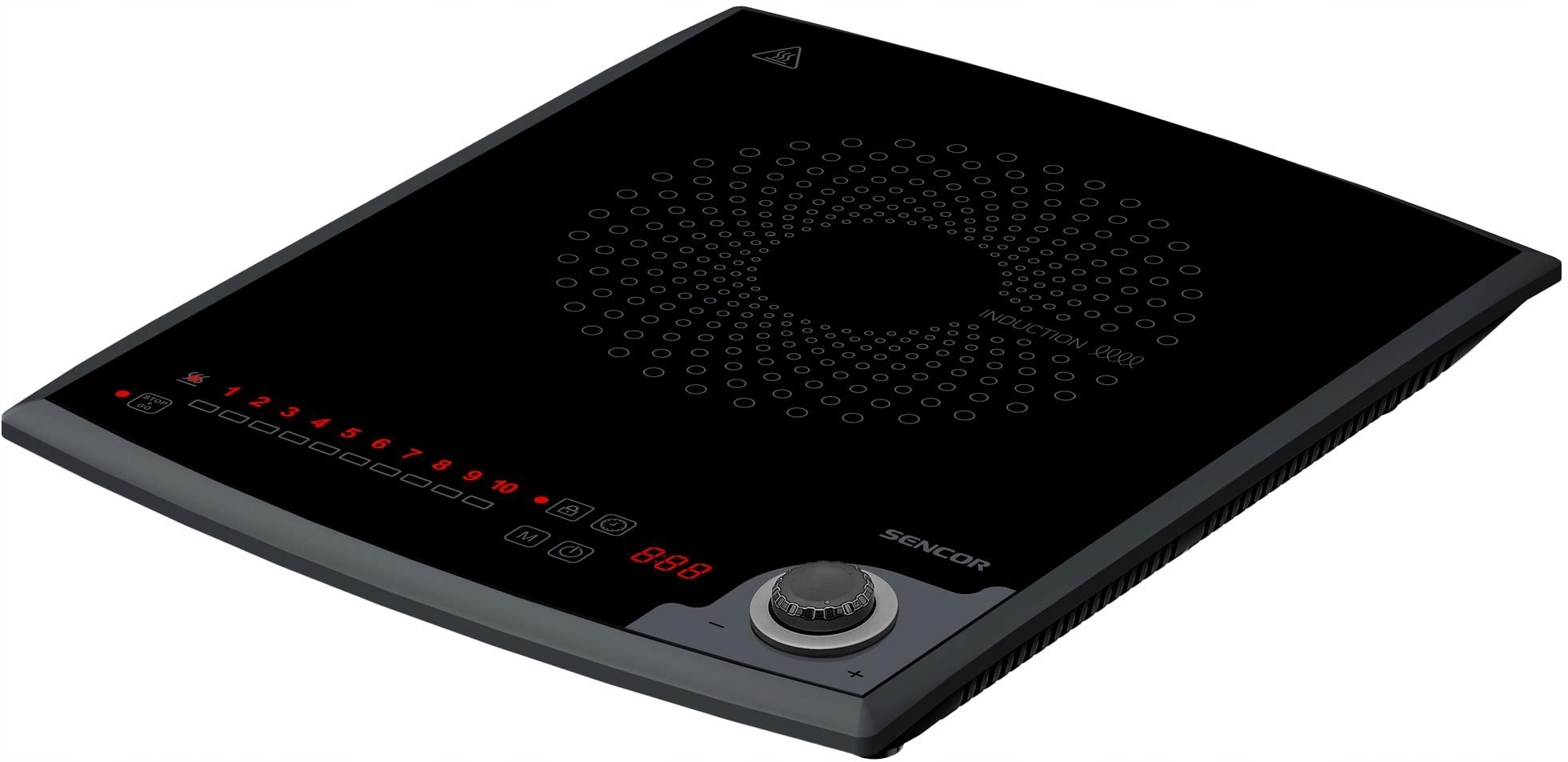 Płyta wolnostojąca Sencor SCP 3414GY Płyta indukcyjna z 1 elementem grzewczym 2000W SCP 3414GY (8590669386697)