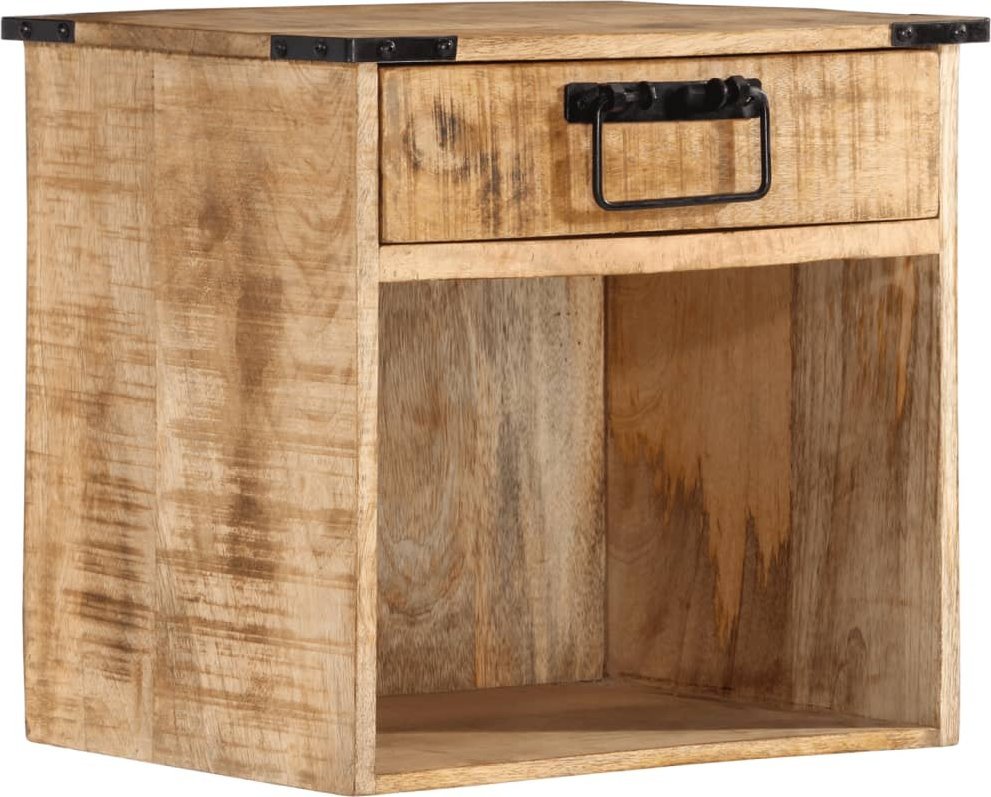 vidaXL Szafka nocna, 40x30x37 cm, lite drewno mango