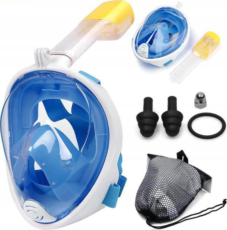 MASKA DO NURKOWANIA PEŁNOTWARZOWA SM-7 S/M CZARNA