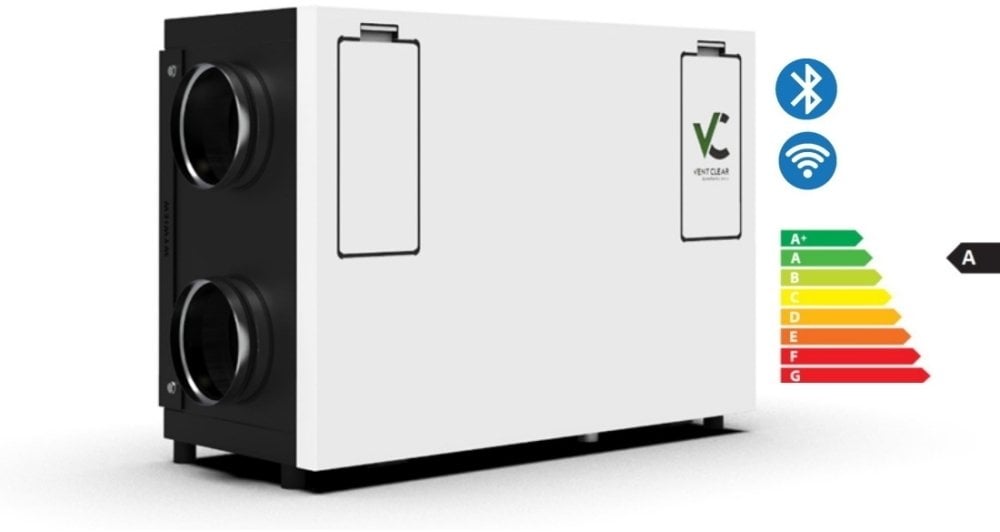 Rekuperator poziomy VENT CLEAR HD3 HR Comfort 350 m3/h