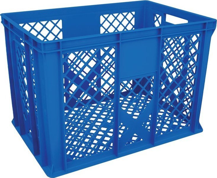 Artech Pojemnik transportowy EURO 410, dno i ścianki ażurowe, wym. 600 x 400 x 410 mm (Kolor niebieski)