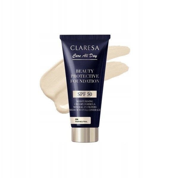 CLARESA_Beauty Protective Foundation nawilżający podkład z filtrem SPF 50 0N Fair Neutral 30ml