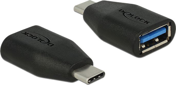 Adapter USB Delock USB-C - USB Czarny (65519)