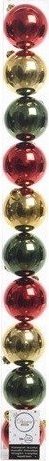 Kaemingk Bombki choinkowe wielokolorowe w tubie zestaw 10 szt.