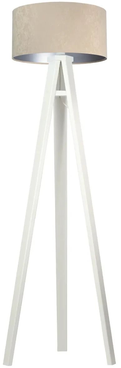 Lampa stojąca HOME 40 beżowa/srebrna/biała BPS KONCEPT