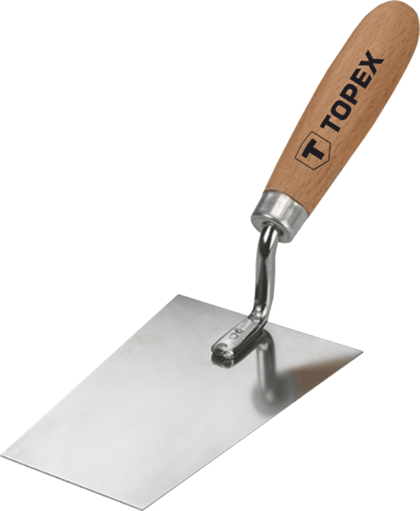 Topex Kielnia sztukatorska trapezowa 160x80mm stal nierdzewna - 13A800