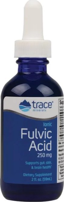 TRACE MINERALS Trace Minerals - Ionic Fulvic Acid, 250mg, Płyn, 59 ml