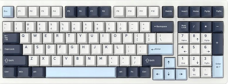 Klawiatura Endgame Gear VGN S99 Gaming Tastatur Faraway, Box Ice Cream - Mountain Blue (US)