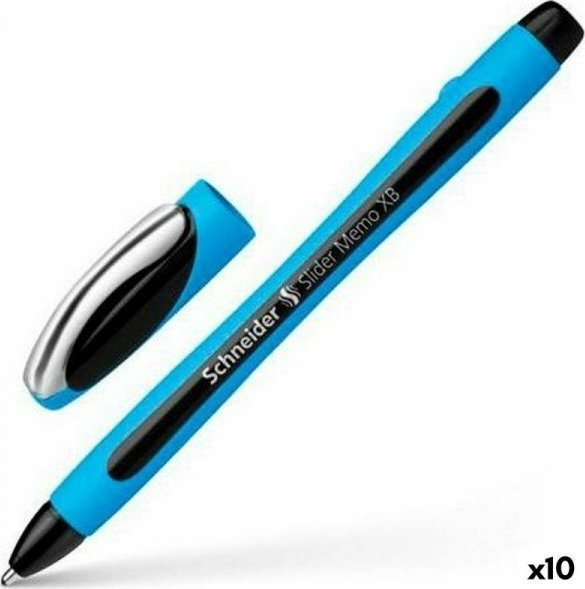 Schneider Pióro Schneider Slider Memo XB Niebieski Czarny Guma naturalna (10 Sztuk)