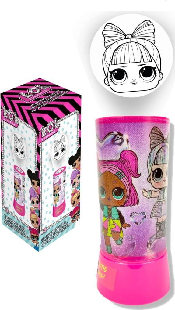 Euroswan Lampka nocna projektor dziecięcy LOL SURPRISE