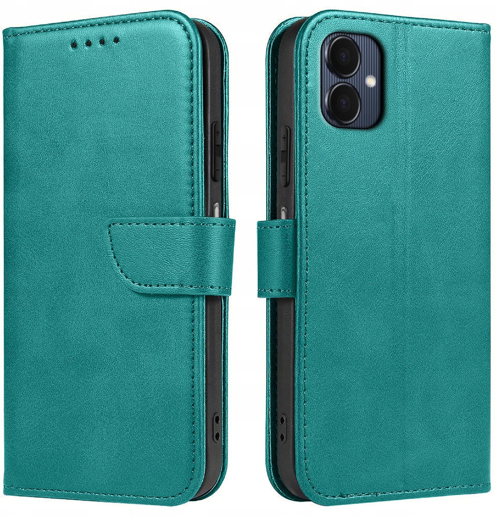 Etui do Samsung Galaxy A06 | Skórzane PORTFEL SKIN CASE + Szkło 9H