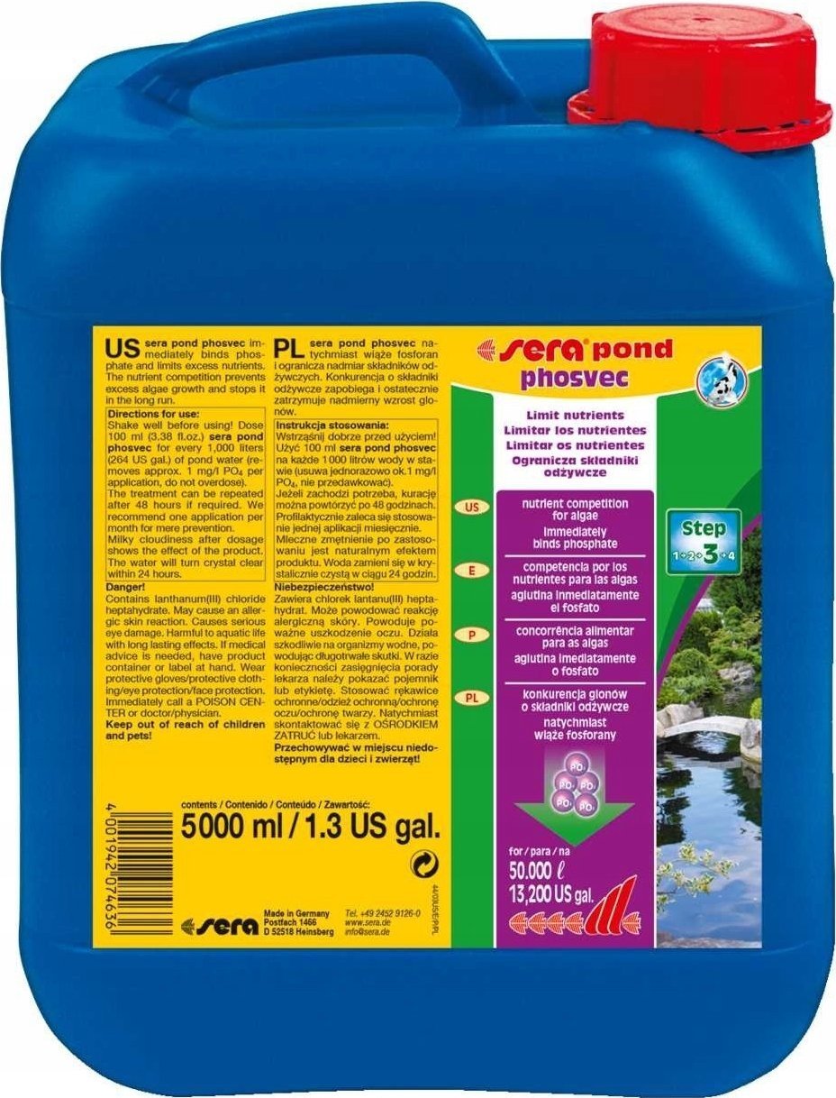 Sera Pond phosvec 5.000 ml