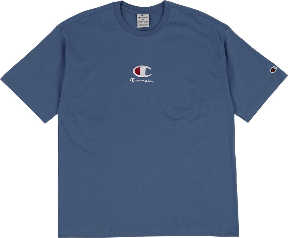 Koszulka męska Champion Crewneck niebieska 220270 BS099 M
