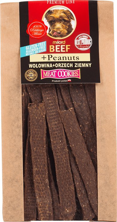 Przysmak dla psa - wołowina z orzechami ziemnymi 80 g