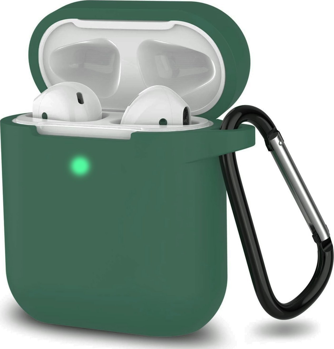 Vanfone Vanfone Etui silikonowe do Apple AirPods 1/2, nefrytowe (VANAX53010)