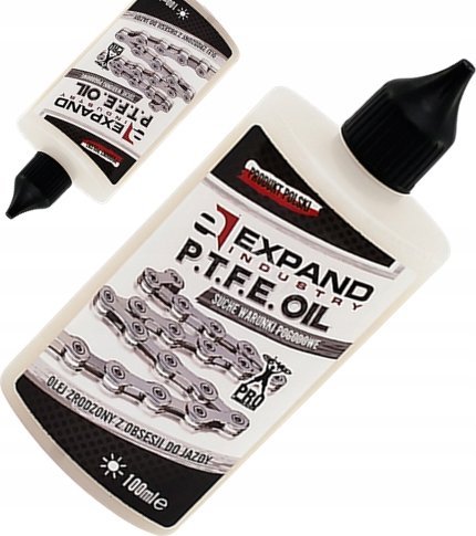Expand EXPAND P.T.F.E 100 ML TEFLONOWY SMAR DO ŁAŃCUCHA WARUNKI SUCHE OLIWKA PTFE