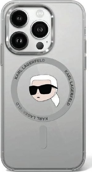 Karl Lagerfeld Karl Lagerfeld KLHMP16MHLSKIK iPhone 16 Plus 6.7" czarny/black hardcase IML Metal Karl Head MagSafe