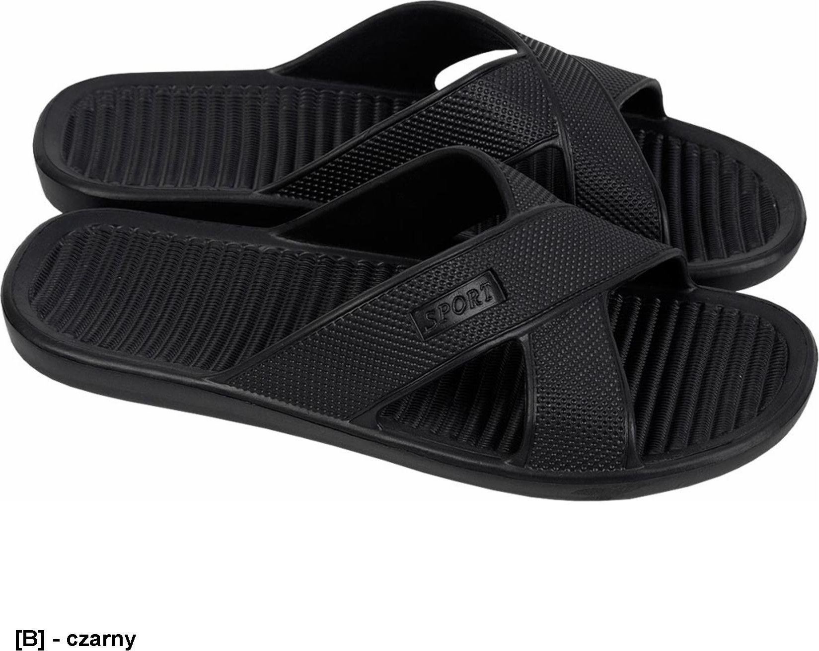 R.E.I.S. BKLSPORT-L - Klapki kąpielowe SPORT-L - czarny 37