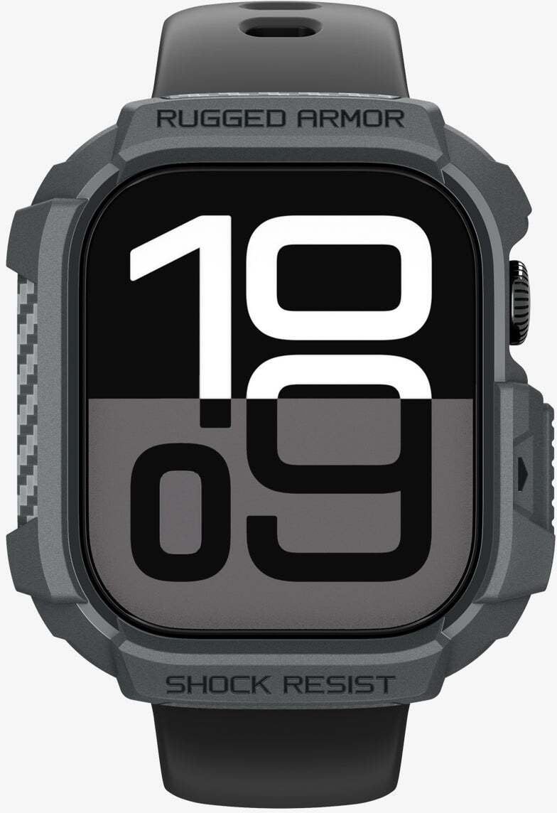 Spigen Rugged Armor 2, dark gray - Apple Watch 11 46mm