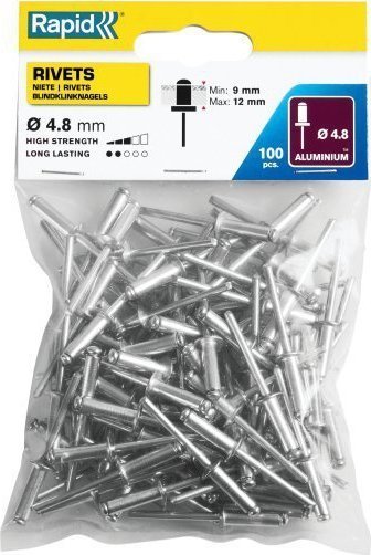 Rapid Nity Rapid standardowe ?4,8 x 16 mm - opakowanie 100 szt.